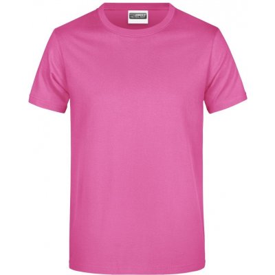 James Nicholson pánské tričko Basic 150 JN797 Růžová