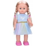 Wiky Eliška chodící 41 cm modré šaty – Zboží Dáma