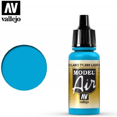 Vallejo pro Airbrush Model Air 71089 Light Sea Blue 17ml – Zboží Živě