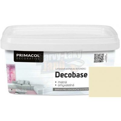 Primacol Decobase Decorative omyvatelná malířská D03 jasmine, 1 l – Zboží Mobilmania