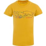 ALPINE PRO IKEFO Dětské triko žlutá – Hledejceny.cz