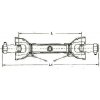 Poloosa a homokinetický kloub Kloubový hřídel LA MAGDALENA 2005/1200/KH/37.1-37.1