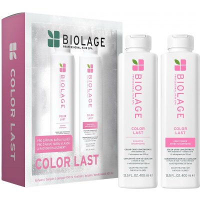 Biolage Essentials Color Last šampon pro barvené vlasy 400 ml + kondicionér pro barvené vlasy 400 ml – Zboží Dáma