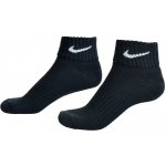 Nike 3PPK VALUE COTTON QUARTER SX4926001 černá – Sleviste.cz