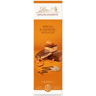 Lindt čokoláda Preclík & mandlový nugát 100g – Zboží Mobilmania