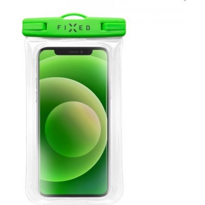 Pouzdro FIXED Voděodolné plovoucí na mobill s kvalitním uzamykacím systémem a certifikací IPX8, zelené