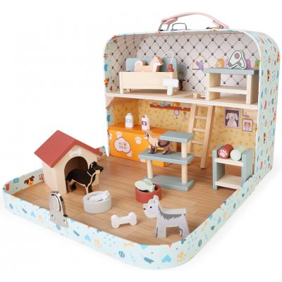 2Kids Toys Domeček pro panenky v kufříku Kuchyně – Zboží Dáma