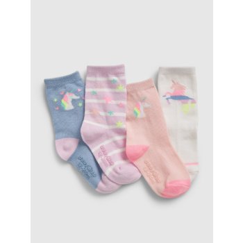 GAP Dětské ponožky unicorn socks 4 páry