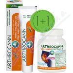 Annabis Arthrocann Collagen Omega 3-6 Forte 60 tablet + Arthrocann gel z konopí s koloidním stříbrem na klouby svaly šlachy 75 ml – Zbozi.Blesk.cz