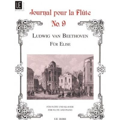 Beethoven Ludwig van Für Elise, a-Moll WoO 59 vol. 9 Noty na příčnou flétnu  — Heureka.cz