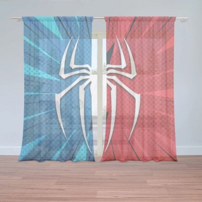 Sablio Záclony Spider: 2ks 150x250cm – Zboží Mobilmania
