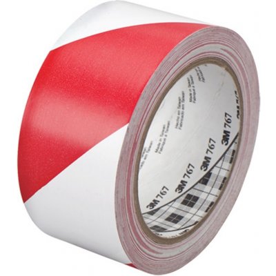 3M Páska pro bezpečnostní značení 767I 50 mm x 33 m bílo-červená – Zboží Dáma