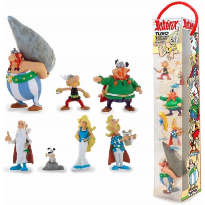 Plastoy Asterix Galijská vesnice 6 figurek v tubě