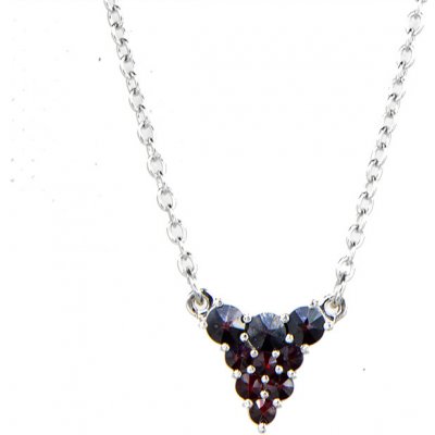 Český granát stříbrný 170899 – Zboží Dáma