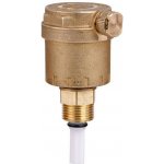 GIACOMINI R88I Automatický odvzdušňovací ventil, svislý + zpětný ventil, mosaz (R88IY002) – Sleviste.cz
