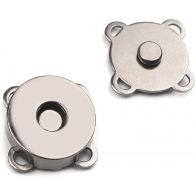Magnetické zapínání k přišití Ø18 mm/ černý nikl – Sleviste.cz