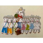 Marionetino Koza s kůzlaty loutky loutky pro děti – Zboží Dáma