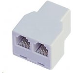 Dvojspojka RJ12 - 1xF6p6c/2xF6p6c - telefonní (TA2106) – Zboží Živě