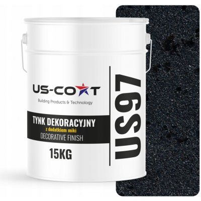 Dekorativní omítka US-Coat grafitová s černou slídou 15 kg – Hledejceny.cz