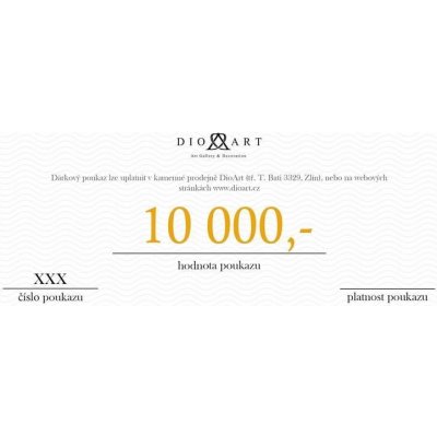 Dárkový poukaz 10000 Kč – Hledejceny.cz
