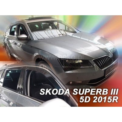 ŠKODA SUPERB III COMBI-PLEXI OFUKY OKEN HEKO - PŘEDNÍ a ZADNÍ (4 ks) 28347