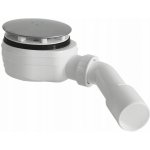 Bruckner Vaničkový sifon nízký, otvor 90 mm, DN40/50, krytka chrom 162.940.3 – Zboží Dáma