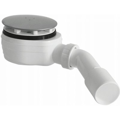 Bruckner Vaničkový sifon nízký, otvor 90 mm, DN40/50, krytka chrom 162.940.3 – Zboží Dáma