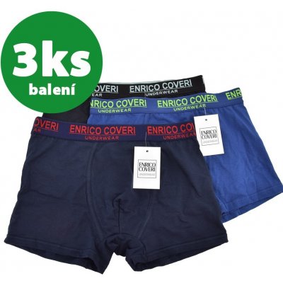 Enrico Coveri pánské bavlněné elastické boxerky mix barev – Zboží Mobilmania