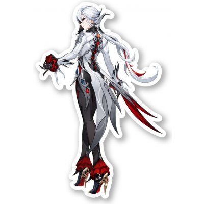 Genshin Impact Samolepka Arlecchino – Zboží Živě