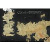 Plakát Umělecký tisk Game of Thrones - Westeros Map, 40 × 26.7 cm