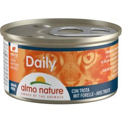 Almo Nature Daily Menu kousky pstruh 85 g