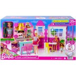 Barbie Restaurace s panenkou herní set HBB91 – Zboží Mobilmania