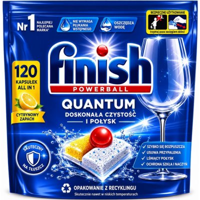 Finish Quantum kapsle do myčky Lemon 120 ks – Zboží Dáma