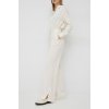 Dámské klasické kalhoty Calvin Klein dámské jednoduché high waist K20K204968.PPYX béžové