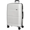 Cestovní kufr d&n Waves 4370-10 bílá 100 L