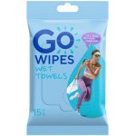GoWipes Osvěžující vlhčené ručníky pro aktivní životní styl (Sport) 15 ks – Zboží Dáma
