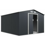 Juskys Zahradní domek XXL 277×319×192 cm antracit – Zboží Dáma