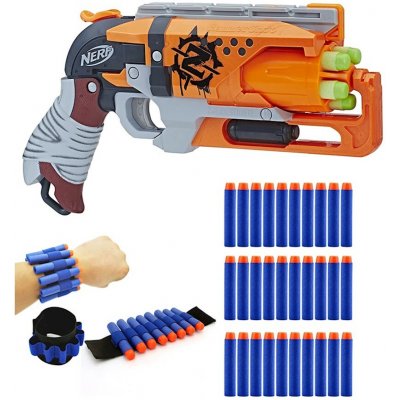 Nerf Zombie Strike Hammershot A4325 opasek 30 šípů – Zboží Dáma