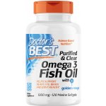 Doctor's Best Omega 3 Rybí olej 1000 mg 120 kapslí – Hledejceny.cz