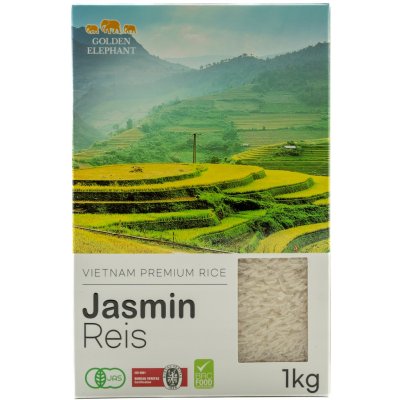 Golden Elephant Jasmínová rýže 1 kg – Sleviste.cz