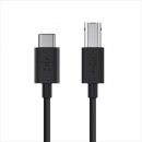 Belkin F2CU035bt06-BLK USB 2.0 USB-C to USB B, 1,8m