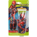 Spiderman Firefly kartáček na zuby 2 ks + zubní pasta 75 ml + kelímek dárková sada – Zbozi.Blesk.cz