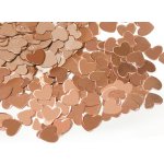 Konfety na stůl srdíčka rosegold – Sleviste.cz