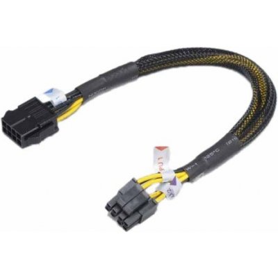 AKASA kabel prodloužení napájení ATX12V 8pin 30cm AK-CB8-8-EXT