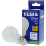 Tesla LED žárovka FILAMENT BULB E27, 4,2W, 230V, 470lm, 2700K teplá bílá, 360st, mléčná – Zboží Živě
