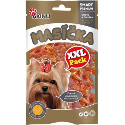 Akinu Masíčka kuřecí proužky XXL 90 g – Zboží Dáma