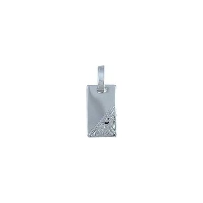 Infinitysilver Stříbrný přívěsek destička s rytinkou 44107 – Hledejceny.cz