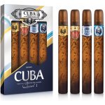 Cuba Blue EDT Blue 35 ml + EDT Yellow 35 ml + EDT Red 35 ml + EDT Orange 35 ml dárková sada – Sleviste.cz