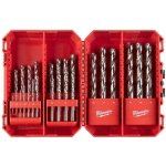 Milwaukee 4932493870 Vrtáky HSS-G do kovu pr. 1 ÷ 13 mm Red Hex Shockwave TiN (Sada 25 ks) – Zboží Mobilmania