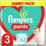 Pampers Pants 3 62 ks – Sleviste.cz